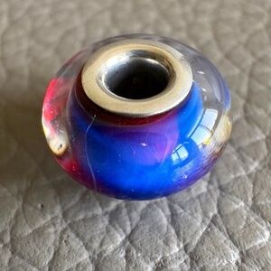 Eagle Bay Designs Sunset Sky hand-made Murano glass charm bead